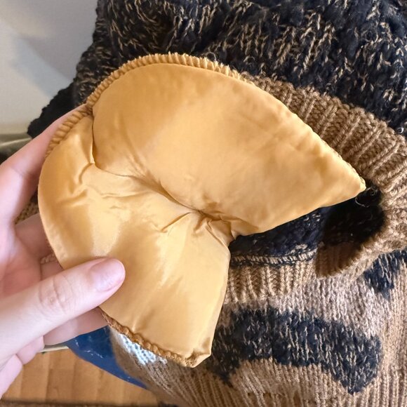 Vintage 80's/90's Joyce Abstract Animal Print Sweater | Earth Tones | Size M - Picture 5 of 6